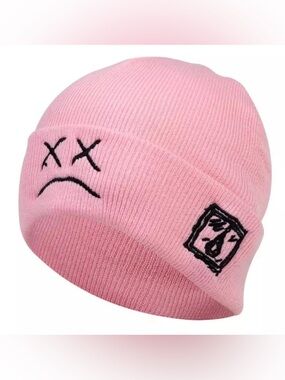 Lil Peep embroidered knitted beanie